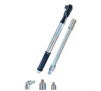 Juego de 5 llaves combinadas, trinquete resistente con barra de extensión para llave de vaso de 1/2 pulgada, extracción eficiente de pernos, mantenimiento de reparación de automóviles de alta carga