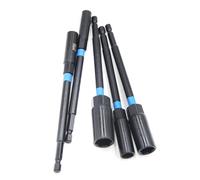 Juego de 5 llaves hexagonales para mejorar la salida de par en reparación de máquinas y proyectos de mejora del hogar, adaptadores de brocas