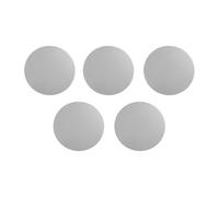Juego de 5 mallas de filtro de café eficientes de acero inoxidable para extracción eficiente mediante distribución secundaria en hogares, uso en oficinas, filtro de extracción