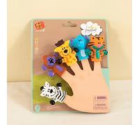 Juego de 5 marionetas de dedo de animales, juguetes divertidos, juego e interacción, narración de cuentos entre , pequeños regalos para fiestas de de niños y niñas, regalos de carnaval y de