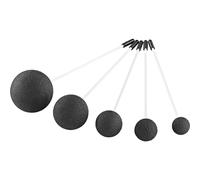 Juego de 5 mazos resonantes para gong que producen un sonido atmosf?rico que recuerda al canto de las ballenas