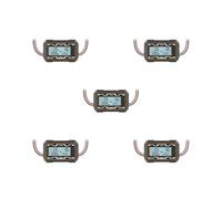 Juego de 5 medidores de vatios de alta precisión multifuncionales, medidor de consumo de energía, 100 A