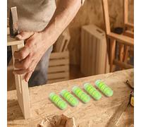 Juego de 5 mini niveles de burbuja para equilibrador de inclinación, compacto de 23 x 8 mm para nivelador con vial verde para medición industrial y doméstica, polipropileno transparente