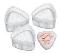 Juego de 5 moldes para hacer sushi, moldes de sushi, triángulo, flores, oso, amor, corazón, sushi, herramientas de cocina, platos de sushi, molde de bola de arroz (I)