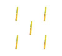 Juego de 5 pegatinas de disyuntor para gimnasio, entrenamiento, artículos deportivos, 3,2 x 1,2 cm, 5 a 100 kg, 3,2 x 1,2 cm