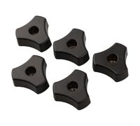 Juego de 5 pernos o tuercas de ranura en T M8 para accesorios de carpintería, elementos de conexión T-Track de metal y plástico con inserto de latón, para vicios de tornillo, sierra (5 unidades M8 Nut