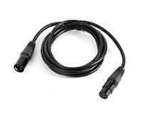 Juego de 5 piezas de 1 metro XLR macho a XLR hembra XLR hembra DMX cable de conexión para panel de control de luz de escenario