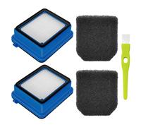 Juego de 5 piezas de accesorios para aspiradora, filtro de repuesto para aspiradora, 2 filtros, 2 filtros de esponja, con 1 cepillo, compatible con Aeg Qx8, Qx7, Qx6 y otros modelos, accesorios