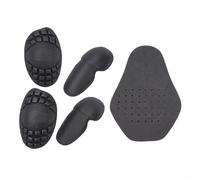 Juego de 5 piezas de armadura de motocicleta EVA almohadillas de absorción de impactos para espalda hombro codo protección insertos equipo de conducción Racing Safety Guard