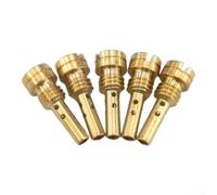 Juego de 5 piezas de chorro lento para piloto Keihin CVK FCE Carburadores N424-25#38#40#42#45#48, piezas de carburador de repuesto para YZF600R 1995-2007, 4,5 mm x 0,75 mm