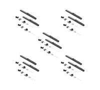 Juego de 5 piezas de mecanismo de cierre suave para puerta de granero, amortiguador de resorte fácil de instalar