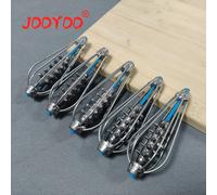 Juego de 5 Piezas de Portacebos para Pesca con Linterna Colgante, Jaula de de Plomo, Gancho de Cuerda Duradero y Gancho para