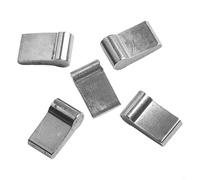 Juego de 5 piezas de repuesto de acero inoxidable compatibles con Fulcrum F0, F1, F3, F5, XL, varios tamaños, color plateado, 5 piezas