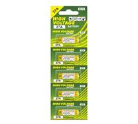 Juego de 5 pilas alcalinas de 27 A, 12 V, L828/UM27A/27AE/K27A/8LR732 para timbres y linternas, diseño a prueba de fugas