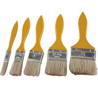 Juego de 5 pinceles planos EXTOL Craft 9153