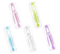 Juego de 5 Pinzas de Véntosa para Lentes de Contacto, Fácil de Usar para Colocar y Quitar Lentes, Diseño Práctico con Estuche para Llevar a Cualquier Parte