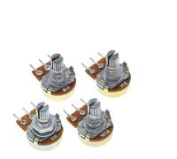 Juego de 5 potenciómetros de Audio giratorios cónicos lineales WH148, 15mm, 3 pines, 1K, 2K, 5K, 10K, 20K, 50K Ohm, 100K, 250K, 500K, 1M Ohm for Arduino AG2(100K Ohm)