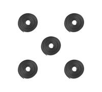 Juego de 5 protectores de borde de puerta de coche, accesorios exteriores de goma para camión, ATV, negro, 10 m