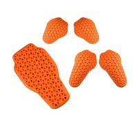 Juego de 5 protectores transpirables para chaquetas de motocicleta, codo, rodilla, hombro, equipo de inserción, almohadillas protectoras para motociclistas, 5 unidades