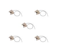 Juego de 5 puentes de violín eléctrico con parte de transductor de cristal piezoeléctrico montado internamente