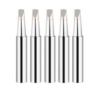 Juego de 5 puntas de soldadura de cobre 900MT para trabajos electrónicos precisos y soldadura de arrastre, adecuadas para soldadores de la serie T de 900M (900M-T-3.2D)