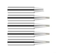 Juego de 5 puntas de soldadura de repuesto de aleación de cobre y hierro 900M-T para trabajos de paso fino, compatibles con soldadura baja (900M-T-2.4D)