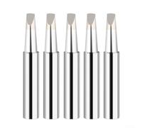 Juego de 5 puntas de soldadura de repuesto de aleación de cobre y hierro 900M-T para trabajos de paso fino, compatibles con soldadura baja (900M-T-3.2D)