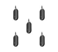 Juego de 5 purificadores de aire portátiles personales, ionizadores negativos, aniones de aire, negro, 78 x 40 x 20 mm