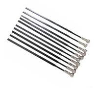 Juego de 5 radios de acero para bicicleta, diseñados para compatibilidad con ruedas de bicicleta y resistentes a la corrosión para un uso duradero (paquete de 5 unidades de 277 mm)