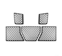Juego de 5 rejillas de rejilla frontal para BMW G87 M2 2023-2025, cubierta inferior de plástico ABS, color negro brillante y aspecto de carbono, diseño deportivo para mejorar (negro mate)