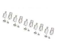 Juego de 5 remaches de doble tapa - 5 mm, 6 mm, 7 mm, 9 mm, 11 mm, herramienta de ajuste de remaches de doble tapa para máquina de prensa manual