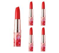Juego de 5 resaltadores con forma de lápiz labial, marcador bíblico para aprender y trabajar