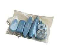 Juego de 5 rodillos de cinta correctora retráctil, cinta blanca para correcciones instantáneas, corrección de escritura incorrecta