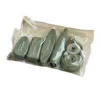 Juego de 5 rodillos de cinta correctora retráctil, cinta blanca para correcciones instantáneas, corrección de escritura incorrecta