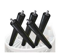 Juego de 5 rollos transportadores de poliuretano industrial de repuesto para cintas transportadoras de 7.5 a 39 pulgadas, solución de manejo de materiales de alta resistencia de alto rendimiento.
