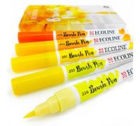 Juego De 5 Rotuladores De Acuarela Líquida Royal Talens Ecoline Amarillo