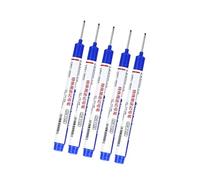 Juego de 5 rotuladores prácticos con fórmulas de secado rápido y tiras de calibración, textura colorida, marcador permanente e impermeable