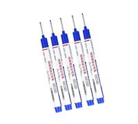 Juego de 5 rotuladores prácticos con fórmulas de secado rápido y tiras de calibración, textura colorida, juego de marcadores coloridos