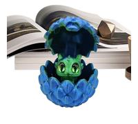 Juego de 5 sellos 3D Uova Drago - Colorata Bambini, Giocattolo Fantasia, Ornamento Scrivania Antistress, Decorazione per Natale e Pasqua