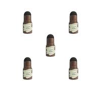 Juego de 5 sellos en polvo para cejas con plantillas de cejas gris-negro, gris y negro