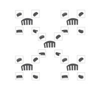 Juego de 5 silenciadores de goma para violonchelo