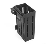 Juego de 5 soportes colgantes para plantas con orificios de drenaje para uso en acuarios que promueven un crecimiento más saludable de plantas acuáticas y fácil arreglo (negro)