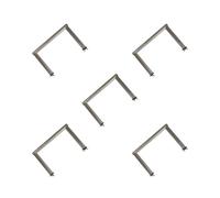 Juego de 5 soportes de acero inoxidable para loro, cacatúa, cacatúa, tipo A