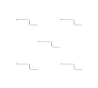 Juego de 5 soportes para cencerros en forma de Z para panderetas, instrumento musical A