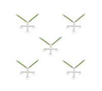 Juego de 5 soportes para loros, perca, ducha, juguete de pie con ventosa, doble poste al azar