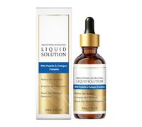 Juego de 5 sueros antienvejecimiento, 5 x 30 ml, sérum facial hidratante con péptidos y colágeno, cuidado reafirmante para todos los tipos de piel, apoya la piel más y bien cuidada