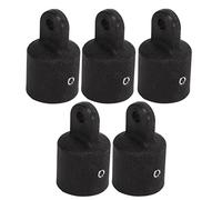 Juego de 5 tapas para toldo bimini, tapas de extremo ojo superior nailon, accesorios ferretería marina portátiles alta resistencia para montaje bisagras cubierta barcos y kayaks (H/D"(se puso de pie))