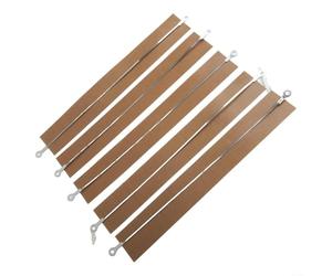 Juego de 5 tiras térmicas para máquina de sellado para selladores de impulso compatibles con SF 200 300 400 con elemento de alambre térmico eficaz para sellos de bolsas fiables (SF-200)
