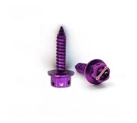 Juego De 5 Tornillos Autorroscantes Aluminio M5x20 En Color Morado O Rojo para Paneles Motocicletas para Suzuki para Ducati Y para Kawasaki de Tornillos(Purple)