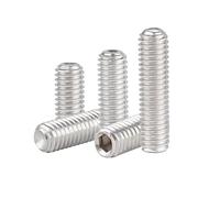 Juego de 5 tornillos hexagonales de cabeza hexagonal de 5/16-24 x 2, pernos de tornillo prisionero, tornillos de punta hexagonal interna